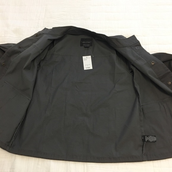 Sanctuary Clothing Charcoal Hem Draw Cord Jacket - Picture 5 of 7